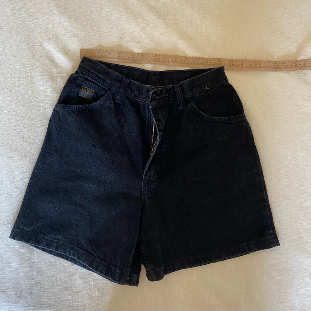 Wrangler Women Jean Shorts Black Size 8